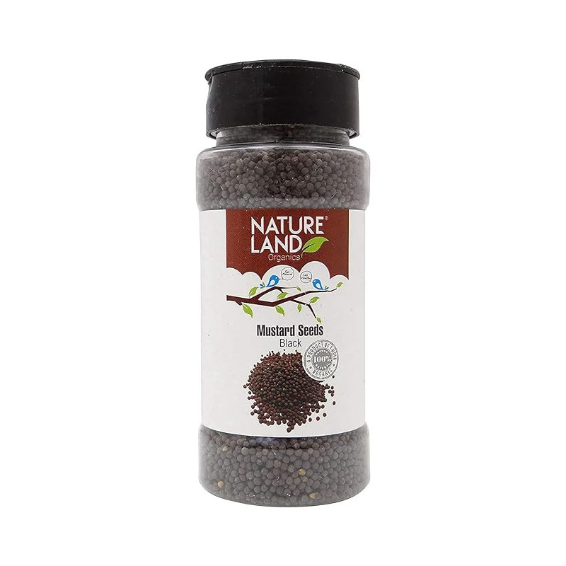 Nature Land Organic Mustard Black, 150g