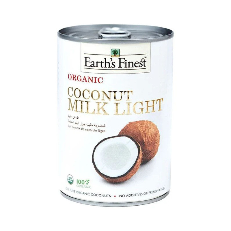 Earth's Finest Organic Coconut Milk Light, 400Ml