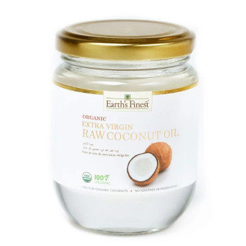 Earth's Finest Organic Extra Virgin Raw Coconut Oil, 200ml
