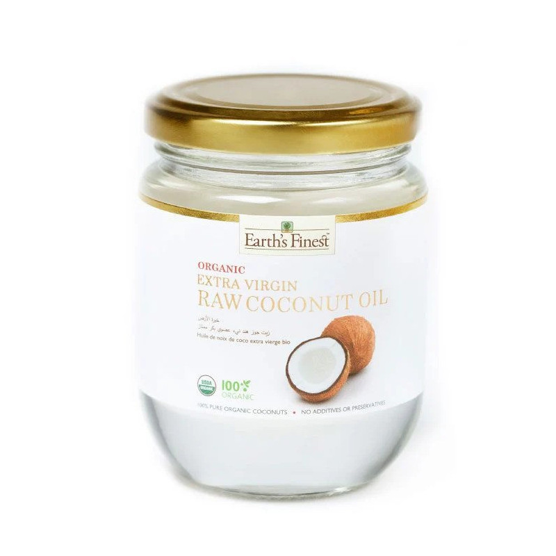 Earth's Finest Organic Extra Virgin Raw Coconut Oil, 200ml