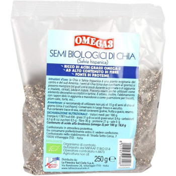 La Finestra Organic Chia Seeds, 250g