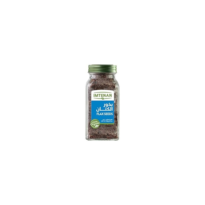 Imtenan Organic Flax Seed, 100g