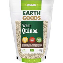 Earth Goods Organic White Quinoa, 340g