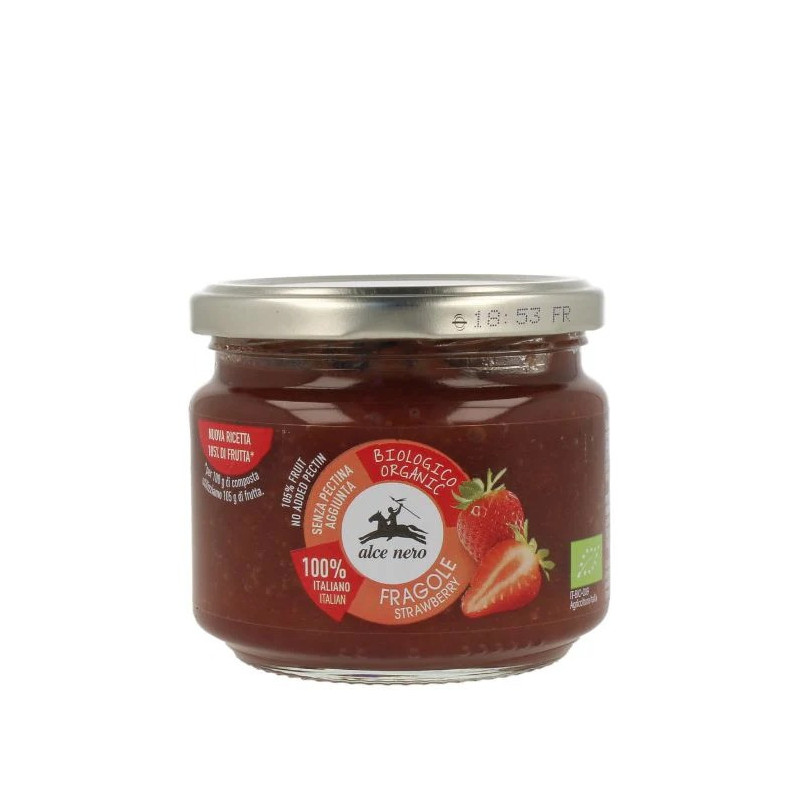Alce Nero Organic Strawberry Jam, 270g