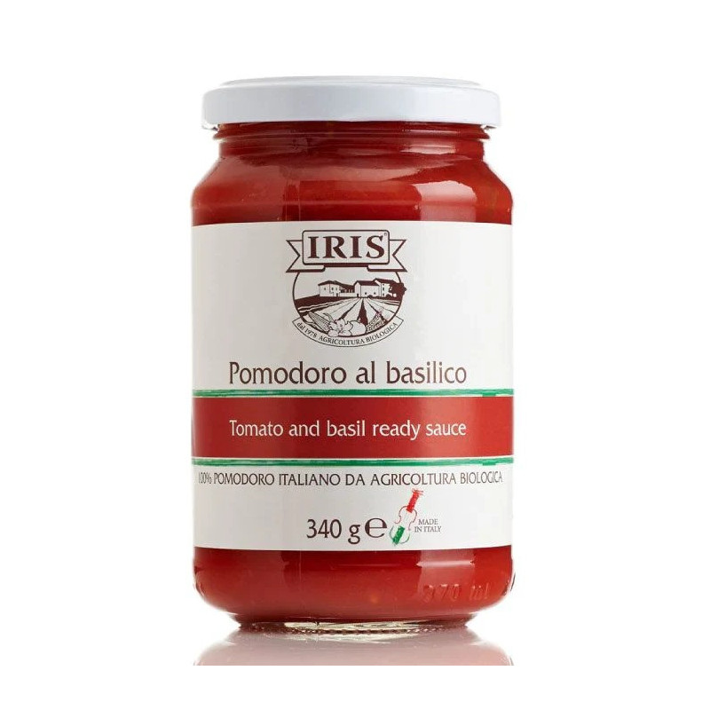 Iris Organic Tomato And Basil Ready Sauce, 340G