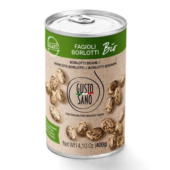 Organic Borlotti Beans, 400g