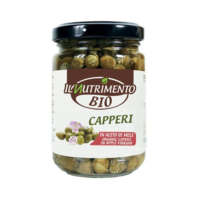 Organic Capers In Vinegar, 140ml