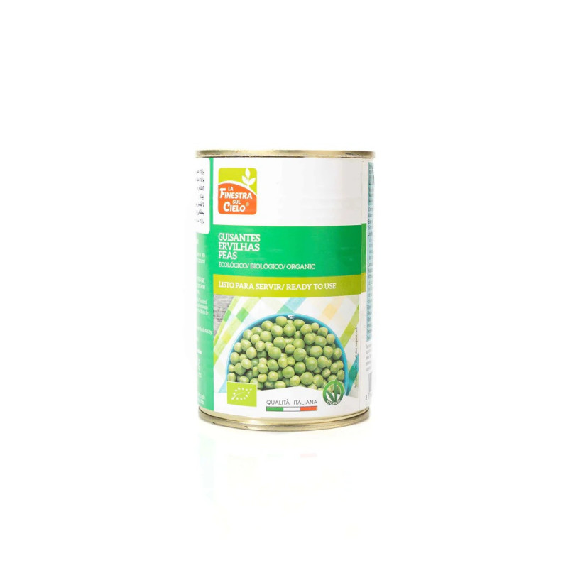 Organic Canned Ready Boild Peas, 400g