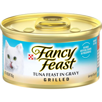 Purina Fancy Feast Grilled Tuna Feast Wet Cat Food 85g X 12 pack