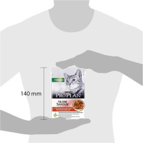Purina Pro Plan Nutri Savour Sterilised Beef Wet Cat Food 85g X 12 pack