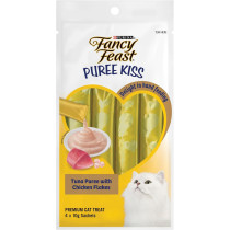 Purina Fancy Feast Puree Kiss Tuna for Cat with Chicken Flakes 40g X 12 pack