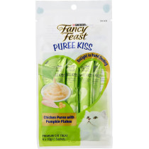 Purina Fancy Feast Puree Kiss Chicken for Cat with Pumpkin Flakes 40g X 12 pack