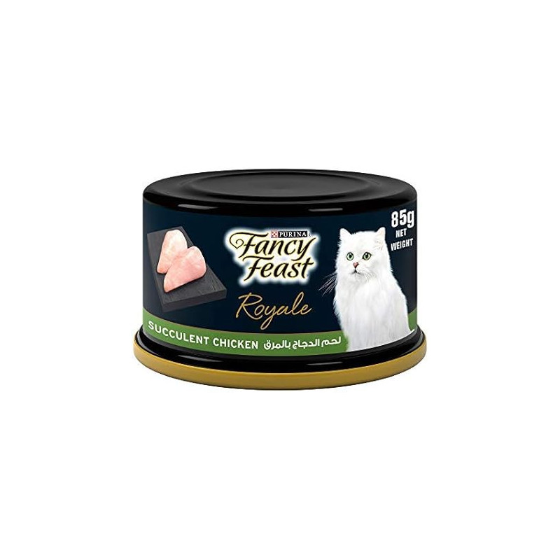Purina Fancy Feast Royale Roasted Chicken Cat Wet Food 85g X 12 pack