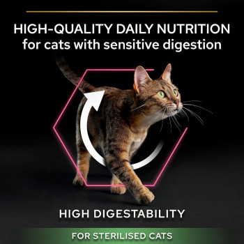 Purina Pro Plan Sterilised Optidigest Adult Chicken Dry Cat Food 1.5kg