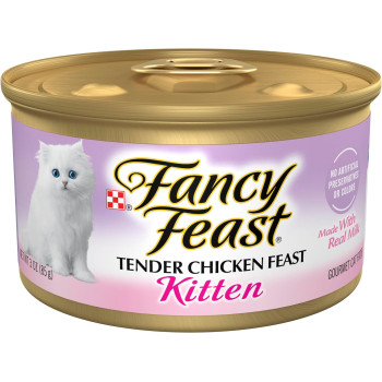 Purina Fancy Feast Classic Tender Chicken Feast Pate Kitten Wet Food 85g x 12 pack