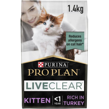 Purina Pro Plan Live Clear Kitten Dry Food 1.4 Kg