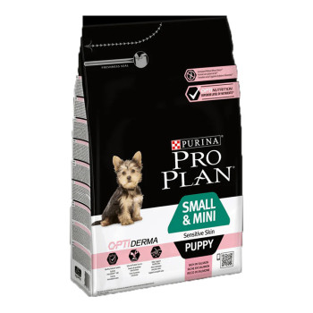 Purina Pro Plan Optiderma with Salmon Small and Mini Sensitive Skin Puppy Dry Food 3 Kg