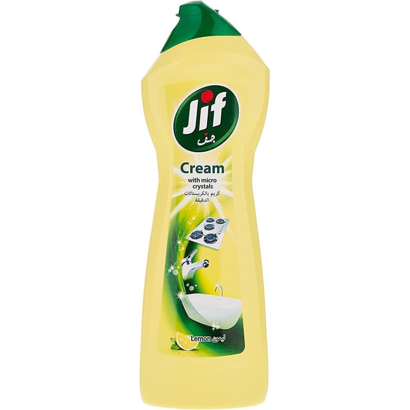 Jif Cream Cleaner Lemon With Micro Crystals, 500ml