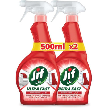 Jif Ultra Fast Spray, For Everywhere, Pack of 2 x 500ml Each