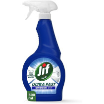 Jif Ultra Fast Cleaner Spray, With Powerful Deep Cleaning Molecules For Bathroom, Fast And Easy Clean in 10 Seconds, 500ml