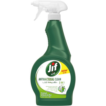 Jif Multi-Purpose Spray, With Cleaning And Antibacterial Effect, Antibacterial Clean, Kills 99.9 Percentage of Germs, 500ml