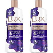 LUX Perfumed Body Wash Magical Orchid for 24 Hours Long Lasting Fragrance, Pack of x 500ml Each