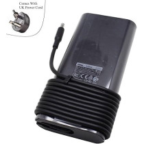 Dell Genuine 19.5V 6.67A 130W Ac Adapter Precision 15 5510 5520 Laptop Power Charger Compatible P/N 6TTY6 V363H Power Supply Unit With Free Uk Power Cord, Black