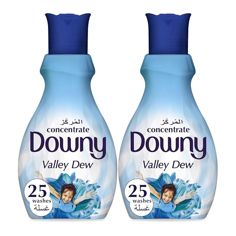 Downy Long-Lasting Freshness Concentrate Vally Dew, 1 Litre, Pack Of 2