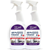 V Care All-Purpose Cleaner Spray Versatile And Effective Tackle Tough Stains And Messes With Ease, 750 ml, Pack Of 2