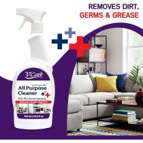 V Care All-Purpose Cleaner Spray Versatile And Effective Tackle Tough Stains And Messes With Ease, 750 ml, Pack Of 2