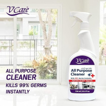 V Care All-Purpose Cleaner Spray Versatile And Effective Tackle Tough Stains And Messes With Ease, 750 ml, Pack Of 2