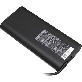 Dell Ac Adapter 130 Watts Rounded New For Dell Inspiron 16 Plus, Black