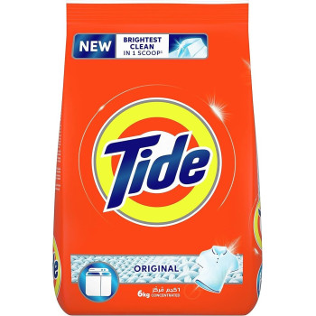 Tide Powder Laundry Detergent Original Scent, 6 Kg