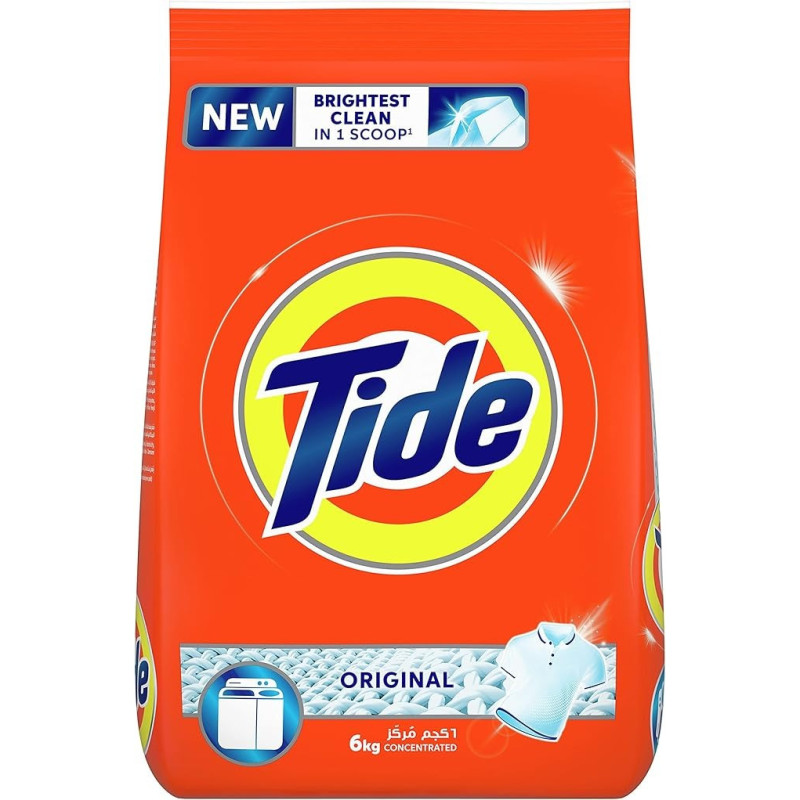 Tide Powder Laundry Detergent Original Scent, 6 Kg