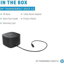 Hp Thunderbolt 120 Watts Port Replicator Docking Station G2, Black