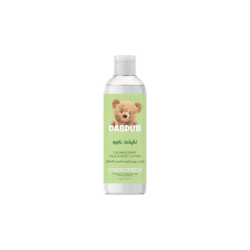 Dabdub Apple Delight Calming Baby Face And Body Lotion, 480 ml