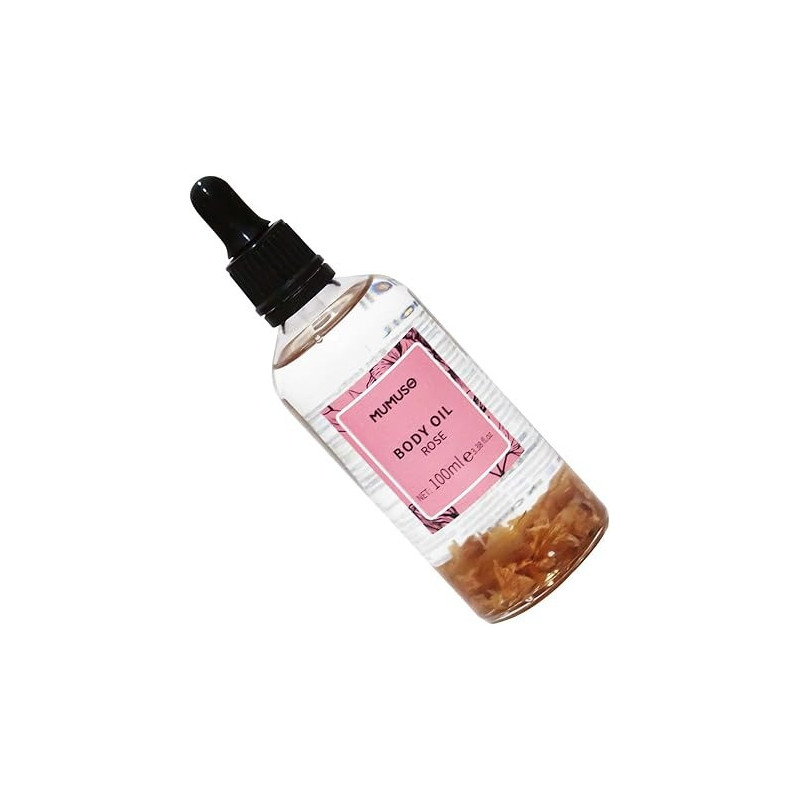 Mumuso Body Oil, Rose Scent, 6941347724973, 100 Ml