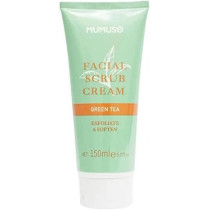 Mumuso Green Tea Facial Scrub Cream, Exfoliate And Soften, 150 Ml