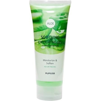 Mumuso Aloe Soothing Exfoliating Gel, 6971810642305, 200 G