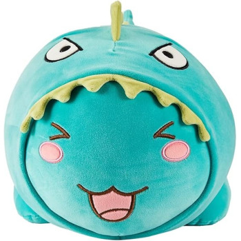 Mumuso Plush Toy, Lie Prone Gugu/M, Sky Blue Colour
