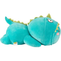 Mumuso Plush Toy, Lie Prone Gugu/M, Sky Blue Colour