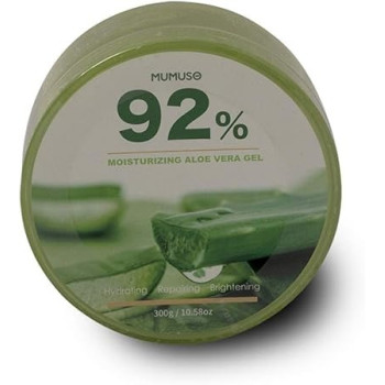 Mumuso Aloe Vera Moisturizing Gel, Hydrating, Repairing, Brightening, 300 Gram