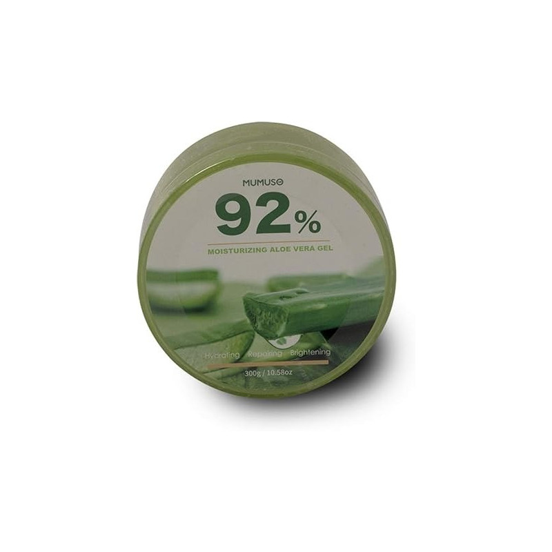Mumuso Aloe Vera Moisturizing Gel, Hydrating, Repairing, Brightening, 300 Gram