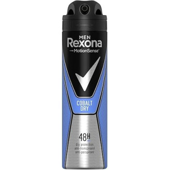 Rexona Men Motionsense Cobalt Dry 48H Antiperspirant Spray, 150 Ml