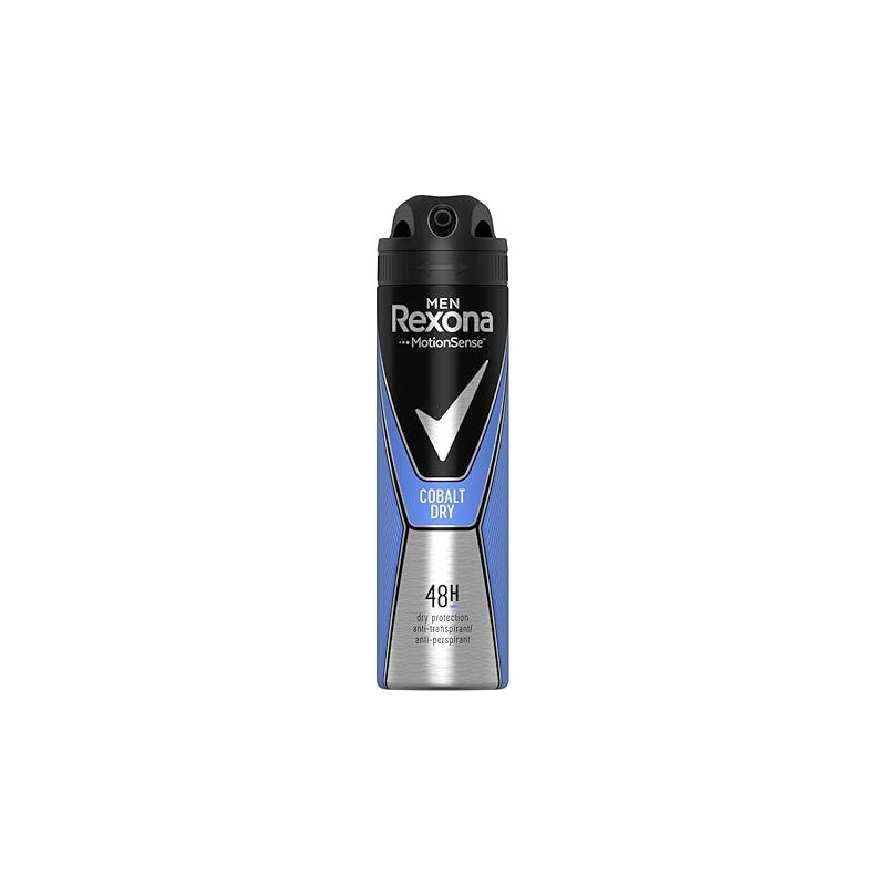 Rexona Men Motionsense Cobalt Dry 48H Antiperspirant Spray, 150 Ml