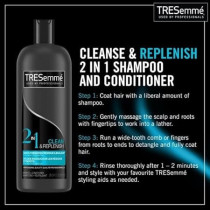 Tresemme 2 In 1 Cleanse And Replenish Shampoo, 828 Ml