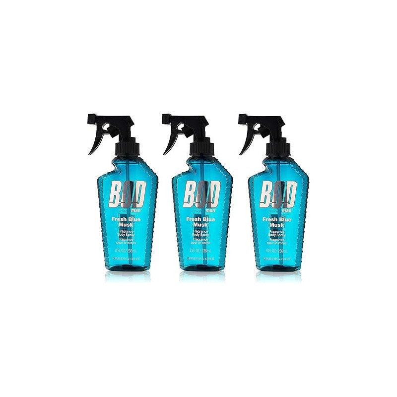 Bod Man Fresh Blue Musk Body Spray, 236 Ml, Pack Of 3