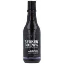 Redken Brews Mens Silver Shampoo, For Grey And White Hair, 300 Ml