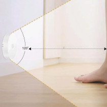 Bizoca Nightlight Motion Sensor Led Night Light Usb Rechargeable Energy-Saving Bedroom Washroom Stairs Intelligent Body Induction Lamp White Light