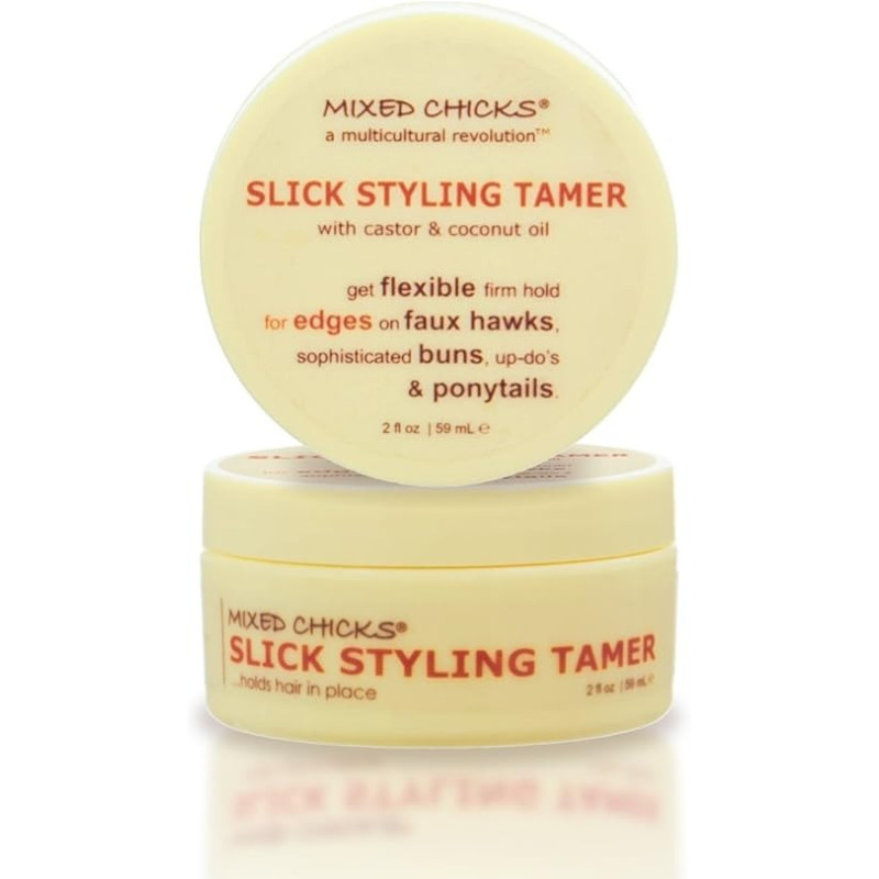 Mixed Chicks Slick Styling Tamer With Castor And Coconut Oil For Unisex, 59 Ml